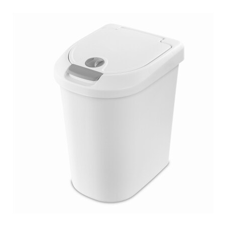 Sterilite 7.3GAL WHT Lock Can 10998004